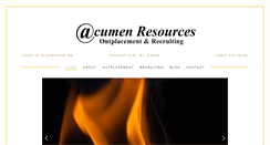 Desktop Screenshot of acumenres.com